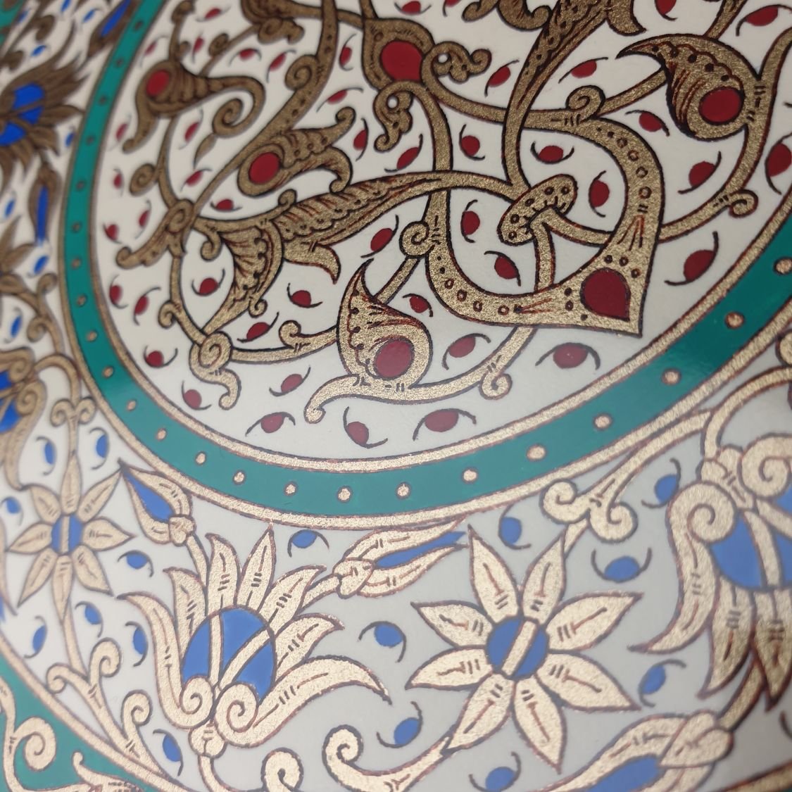 goud/groen/blauw/rood arabesk verlichting