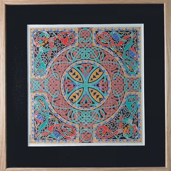 Ingelijste eilandverlichting (Keltisch)