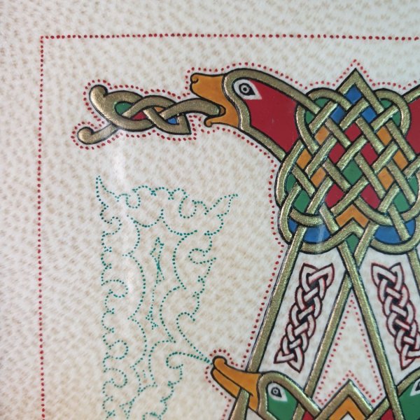 Verlichte letter A in Frans-Saksische stijl