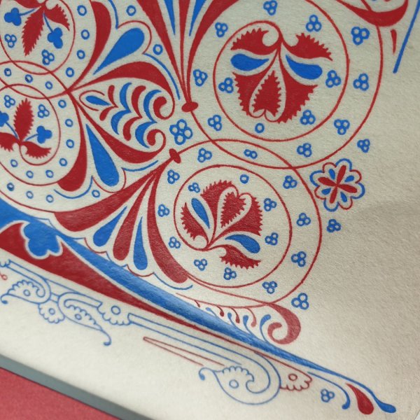 Verlichte letter A in gotische stijl