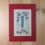 Verlichte letter J persoonlijke creatie