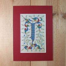 Verlichte letter J persoonlijke creatie